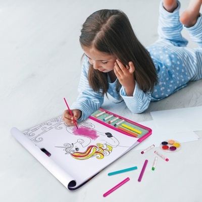 GIGA BLOCO DE ATIVIDADES 5 EM 1 - UNICÓRNIO