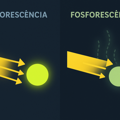 Fluorescência e Fosforescência: Porque Alguns Objetos Brilham no Escuro?