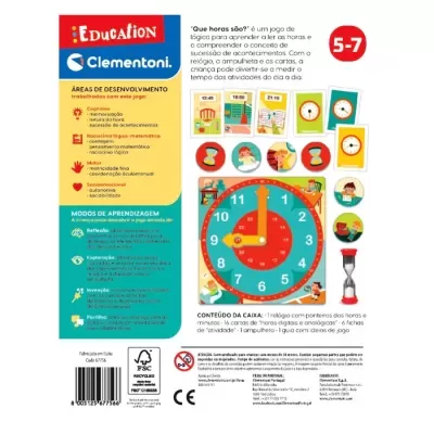 JOGO QUE HORAS SÃO?, CLEMENTONI