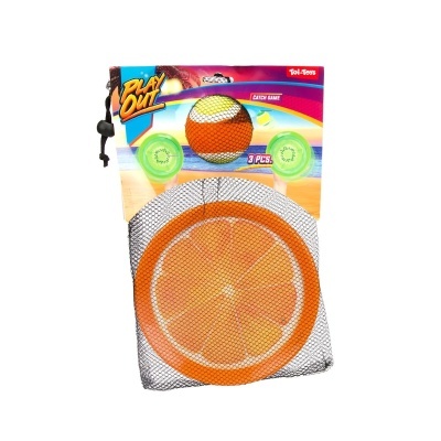 JOGO RAQUETES COM VELCRO - FRUTOS