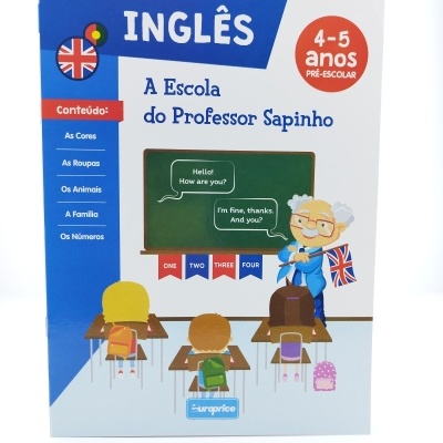 LIVRO A ESCOLA DO PROFESSOR SAPINHO - INGLÊS