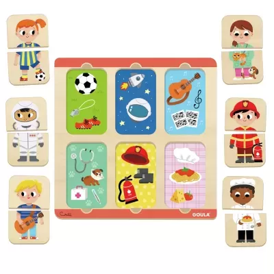 PUZZLE DAS PROFISSÕES, GOULA