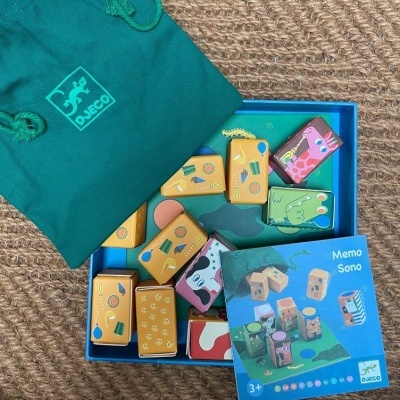 MEMO SONO - JOGO DE ASSOCIAÇÃO E MEMÓRIA AUDITIVA, DJECO