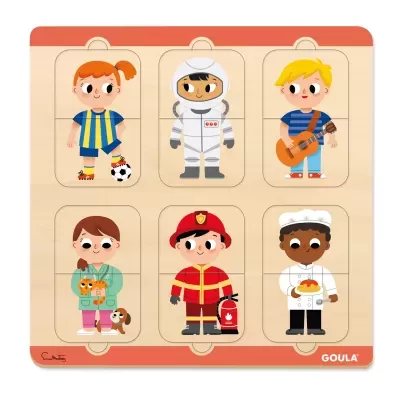 PUZZLE DAS PROFISSÕES, GOULA