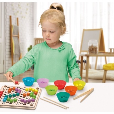 BEADS & CLIP - JOGO DO EQUILÍBRIO E COORDENAÇÃO, CAYRO