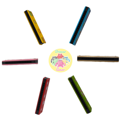 HARMÓNICA INFANTIL EM MADEIRA