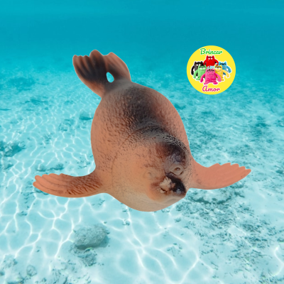 CONJUNTO FIGURAS MINIATURAS ANIMAIS - MUNDO MARINHO