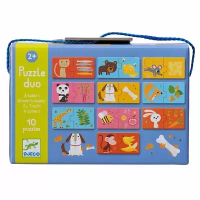 PUZZLE DUO - O JANTAR ESTÁ PRONTO, DJECO