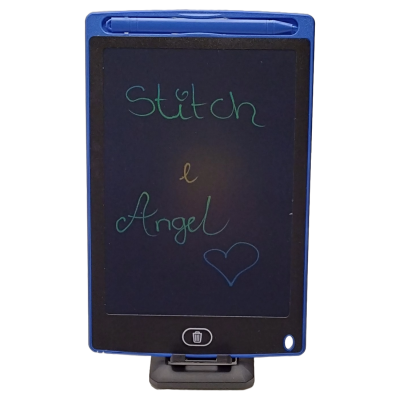 TABLET DE ESCRITA LCD 8.5" - POUPA PAPEL STITCH E ANGEL