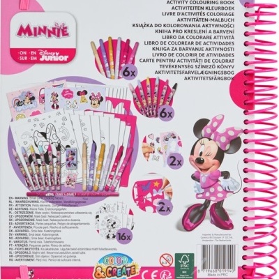 CADERNO DE ATIVIDADES DE COLORIR - MINNIE MOUSE