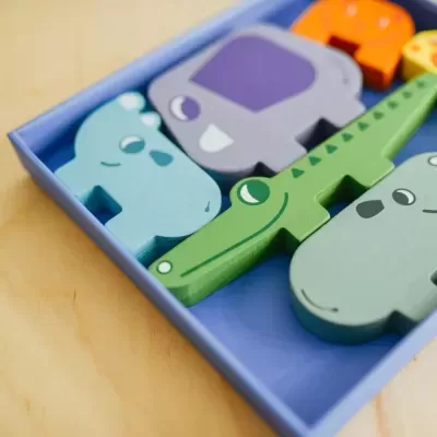 ZE TOTANIMO - JOGO DE EQUILIBRAR ANIMAIS EM MADEIRA, DJECO