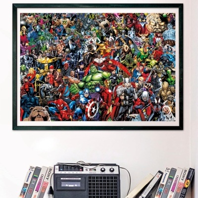 PUZZLE ALTA QUALIDADE: PERSONAGENS MARVEL - 1000 PEÇAS, CLEMENTONI