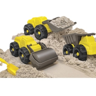 AREIA CINÉTICA 500g COM ACESSÓRIOS E VEÍCULO MOBILSAND