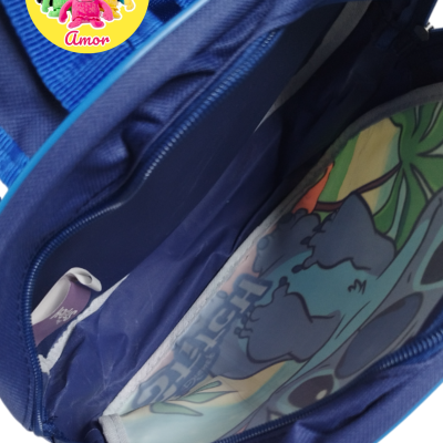 MOCHILA INFANTIL BÁSICA 30CM STITCH
