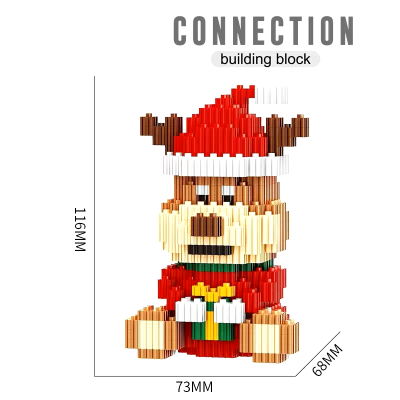 BLOCOS DE CONSTRUÇÃO RENA 68511 LINKGO
