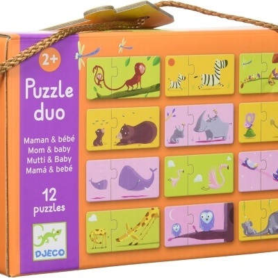 PUZZLE DUO - MÃE E BEBÉ, DJECO
