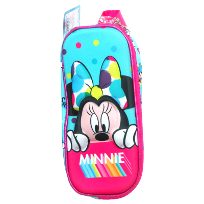 ESTOJO 3D ESCOLAR DE FECHO DUPLO MINNIE WISHFUL