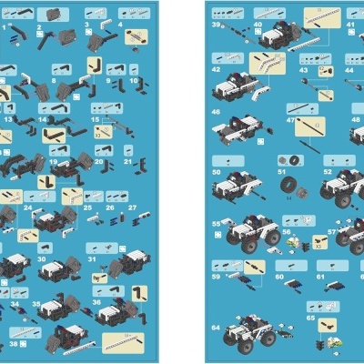 CONJUNTO DE CONSTRUÇÃO CARRO POLÍCIA 5805 iM.Master
