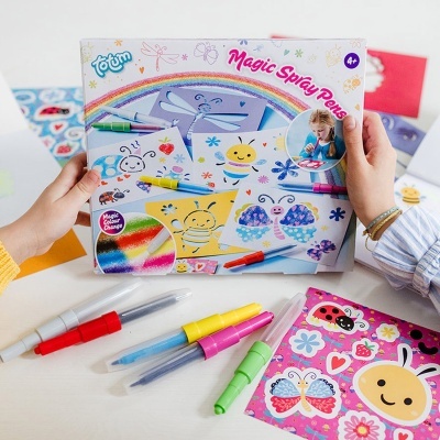 CONJUNTO CANETAS MÁGICAS DE SOPRO 36 PEÇAS TOTUM