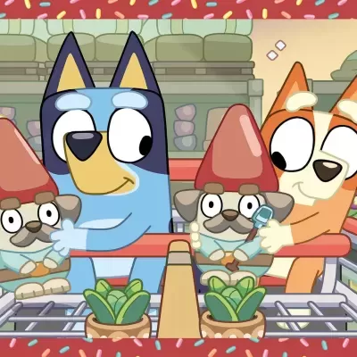 PUZZLE 4 EM 1 BLUEY SUPER COLOR, CLEMENTONI