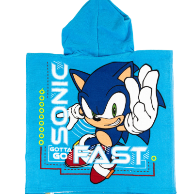 PONCHO CRIANÇA MICROFIBRA SONIC