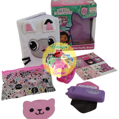 MINI DIÁRIO SURPRESA DA GABBY'S DOLLHOUSE - 7 PEÇAS