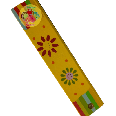 HARMÓNICA INFANTIL EM MADEIRA COLORIDA