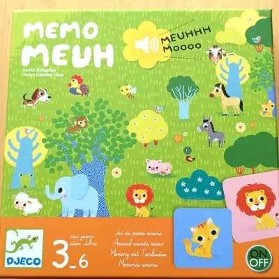 MEMO MEUH - JOGO DE MEMÓRIA SONORA, DJECO