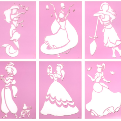 CONJUNTO CANETAS DE SOPRO 13 PEÇAS - PRINCESAS DISNEY