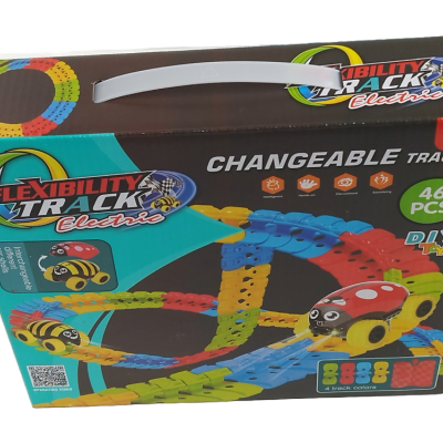 PISTA DE CARROS FLEXÍVEL 46 PEÇAS