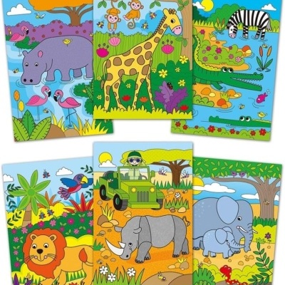 LIVRO DE PINTURA COM ÁGUA - WATER MAGIC: SAFARI, GALT