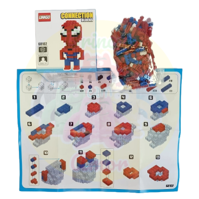 BLOCOS DE CONSTRUÇÃO SPIDERMAN 68102 LINKGO