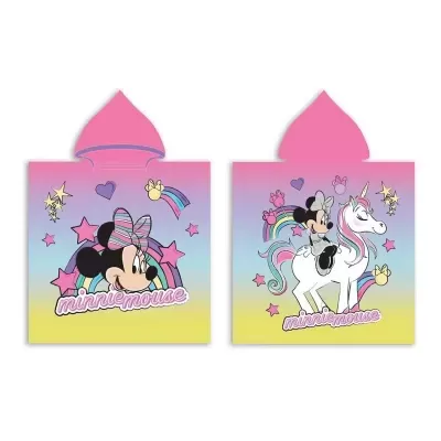 PONCHO CRIANÇA MICROFIBRA MINNIE