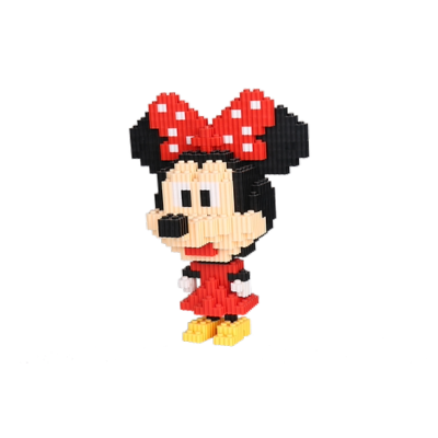 BLOCOS DE CONSTRUÇÃO MINNIE MOUSE QF009, RZPIA