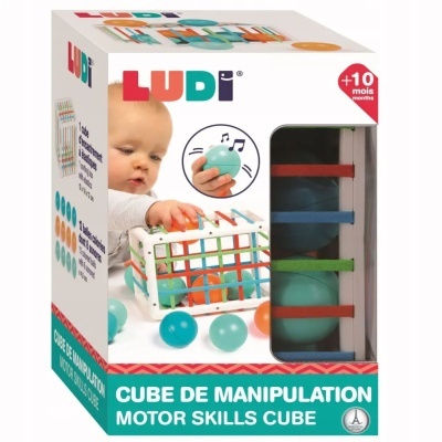 CUBO DE MANIPULAÇÃO COM BOLAS - ATIVIDADES SONORAS LUDI