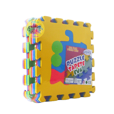TAPETE PUZZLE EVA 29X29X0.8CM (10UN) - FORMAS