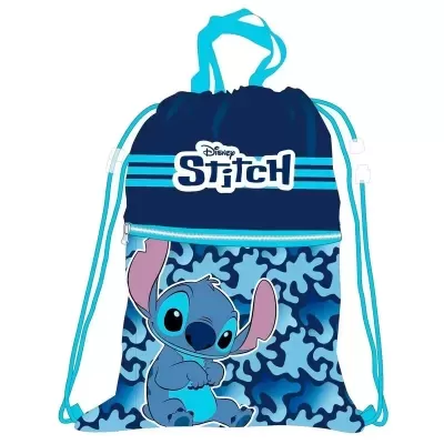 BOLSA DE GINÁSTICA STITCH AZUL