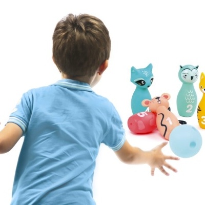 JOGO DE BOWLING INFANTIL - ANIMAIS, LUDI