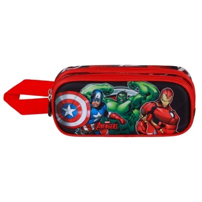 ESTOJO 3D ESCOLAR DE FECHO DUPLO AVENGERS ALMIGHTY