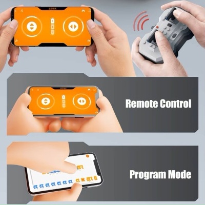 CONJUNTO DE CONSTRUÇÃO ROBOT 4EM1 C/ COMANDO REMOTO 8053 iM.Master