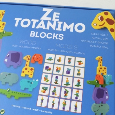 ZE TOTANIMO - JOGO DE EQUILIBRAR ANIMAIS EM MADEIRA, DJECO