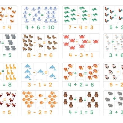 MALA PUZZLE APRENDO ... A SOMAR E SUBTRAIR EDUCA