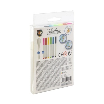 6 MARCADORES COM TINTA FLUTUANTE + APLICADOR, MOXY