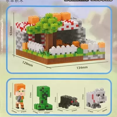 BLOCOS DE CONSTRUÇÃO MINECRAFT 68665 LINKGO