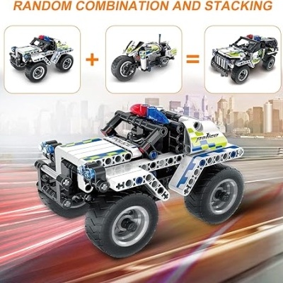 CONJUNTO DE CONSTRUÇÃO CARRO POLÍCIA 5805 iM.Master