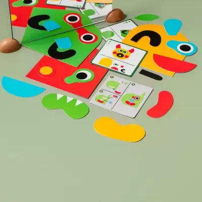 ZE MIRROR ROSTOS - JOGO DE REFLEXOS EM ESPELHO DJECO