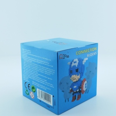 BLOCOS DE CONSTRUÇÃO CAPITÃO AMÉRICA QF034 RZPIA