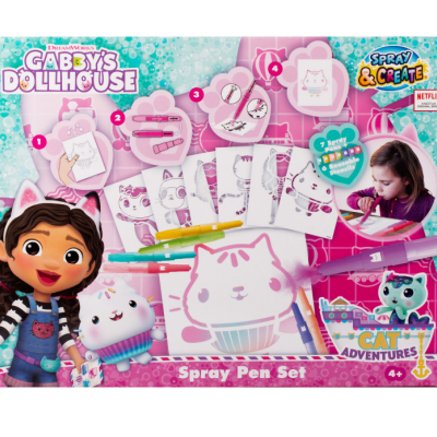 CONJUNTO CANETAS DE SOPRO 13 PEÇAS - GABBY'S DOLLHOUSE