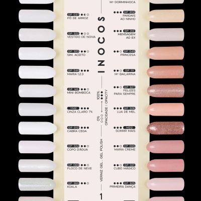 VERNIZ GEL INOCOS coleções 2024-2025