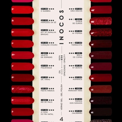 VERNIZ GEL INOCOS coleções 2024-2025